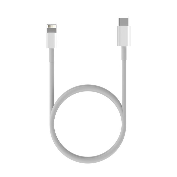 Aisens Cable USB-C a Lightning PD 2A, 0,5 m, Blanco Aisens Cable USB-C a Lightning PD 2A, 0,5 m, Blanco